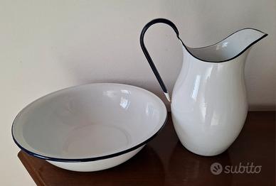 Set caraffa e bacinella vintage