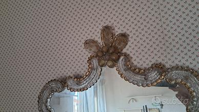 specchio con cornice Murano