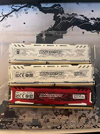 Ram ddr4 2400mhz ballistix 12gb