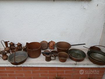 Oggetti in rame