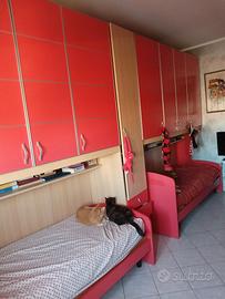 Cameretta per ragazzi lunghezza complessiva 4700mm
