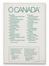 Folder filatelico O Canada 1979/1980