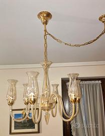 Lampadario "DE MAJO" + applique abbinata