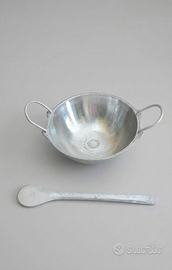Set Ciotola Kadai con cucchiaio abbinato
