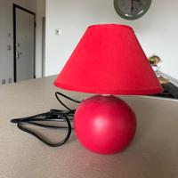 Lampada Fungo da Tavolo Rossa Design Moderno