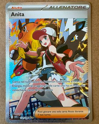 Carta Pokémon Anita 171/086 di Fuoco Bianco