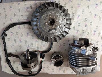 Cilindro Pinasco 85 Alluminio + Albero Vespa 50