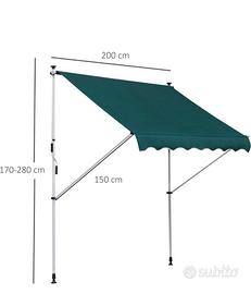 Tenda da sole - verde