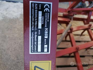 Erpice a denti fissi