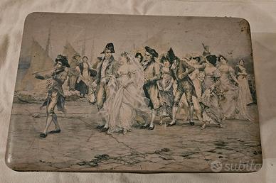 Scatola di latta vintage Lazzaroni