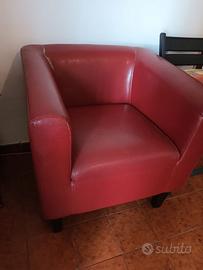 Poltroncina ecopelle