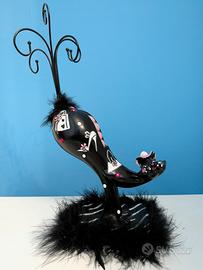 Espositore Portagioie Gatto Nero Glamour 