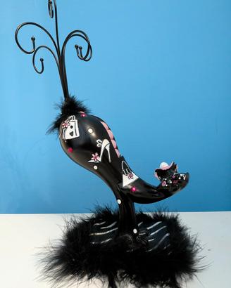 Espositore Portagioie Gatto Nero Glamour 