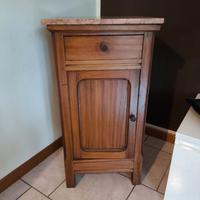 2 comodini/mobiletti in legno - stile classico