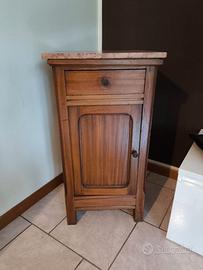 2 comodini/mobiletti in legno - stile classico