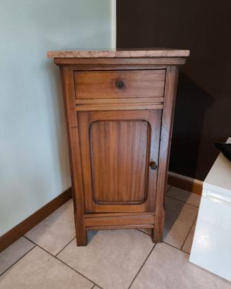 2 comodini/mobiletti in legno - stile classico