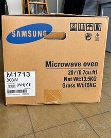 Microonde Samsung M1713 20L 800W nuovo mai usato
