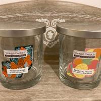4 barattoli in vetro (vuoti) Yankee Candle
