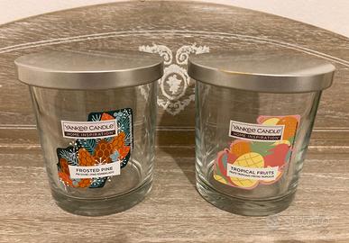 4 barattoli in vetro (vuoti) Yankee Candle