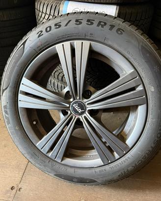CERCHI IN LEGA + GOMME INVERNALI R16