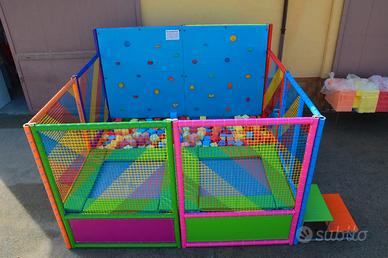 Tappeto Elastico con Vasca Cubotti e Arrampicata