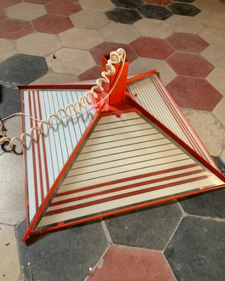 Lampadario ferro e vetro