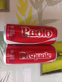 lattine coca cola nomi vuote
