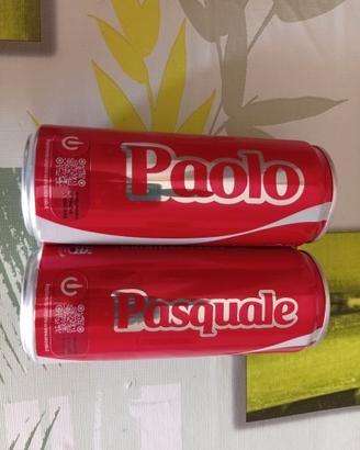 lattine coca cola nomi vuote