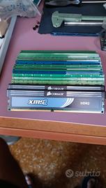 Stock 20 moduli DIMM DDR2 e DDR3