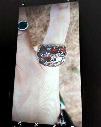 Anello Granati Fascia Arg.925