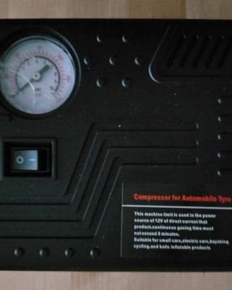 Pompa gonfiaggio pneumatici per emergenza