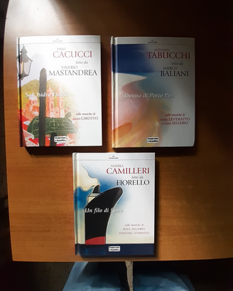 Audio libri, autori italiani e stranieri