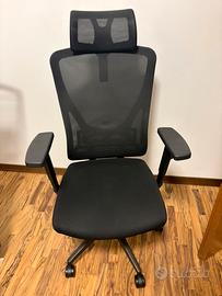 Sedia da ufficio ergonomica