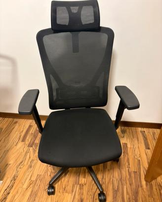 Sedia da ufficio ergonomica