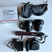 Canon 6D + 17-40mm e 24-105mm (anche separatamente