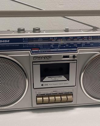 Sharp GF 5454H. 1983 Boombox revisionato. 