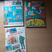 Blocco Album figurine didattiche anni 60.