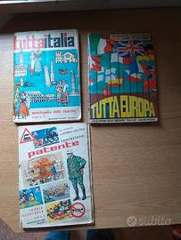 Blocco Album figurine didattiche anni 60.