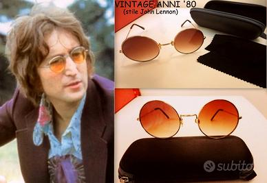 Occhiali sole vintage anni '80 stile JOHN LENNON