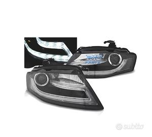 FARI AUDI A4 B8 07-11 LUCE DIURNA LED DRL SFONDO N