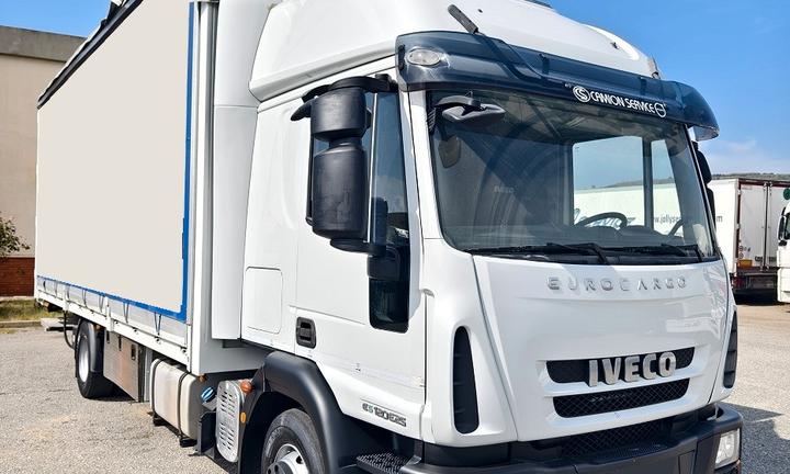 Eurocargo 120e25 (motore 5.000km) - centina/sponda