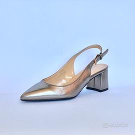 Janessa - Scarpa a punta tacco largo