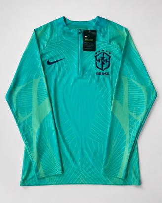 Felpa Allenamento Brasile Nike Drill Top 1/4 Zip L