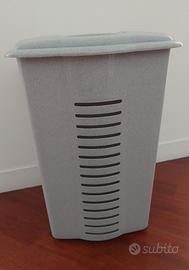 Portabiancheria Curver arieggiato plastica grigio