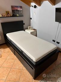 Letto singolo (struttura + materasso)