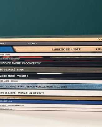 Fabrizio De André – 15 vinili nuovi + fascicoli