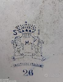 Catino smaltato vintage.