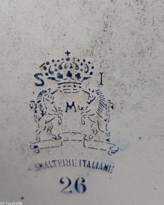 Catino smaltato vintage.