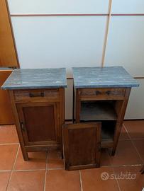 Coppia di comodini stile Liberty