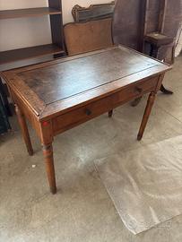 Tavolino scrittoio Impero in noce massello